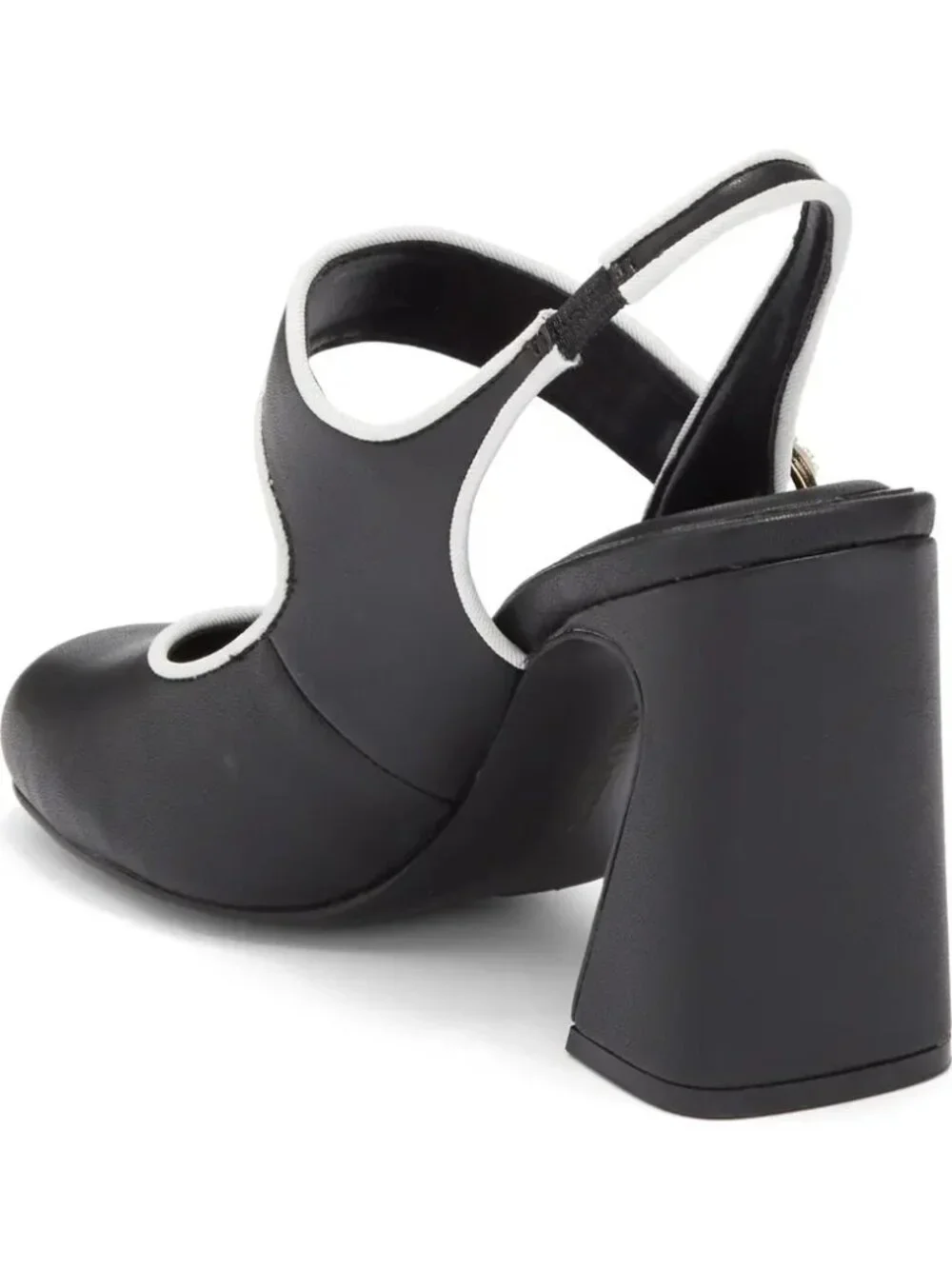 Karl Lagerfeld Piermont Slingback Pump with Pearl Embellishment (Mary Jane)